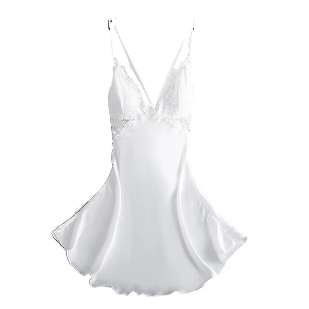 Кружевное женское пижамное платье без рукавов, ночная рубашка из ледяного шелка на подтяжках, платье с подушечками, тонкая ночная рубашка на бретельках, женская
Кружевное женское пижамное платье без рукавов, ночная рубашка из ледяного шелка на подтяжках, платье с подушечками, тонкая ночная рубашка на бретельках, женская
