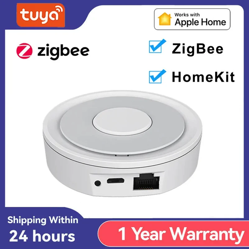 Tuya Smart ZigBee And Homekit Hub Gateway Wire Smart Home Bridge Remote Controller Works With Apple Home And Smart Life APP
Tuya Smart ZigBee And Homekit Hub Gateway Wire Smart Home Bridge Remote Controller Works With Apple Home And Smart Life APP