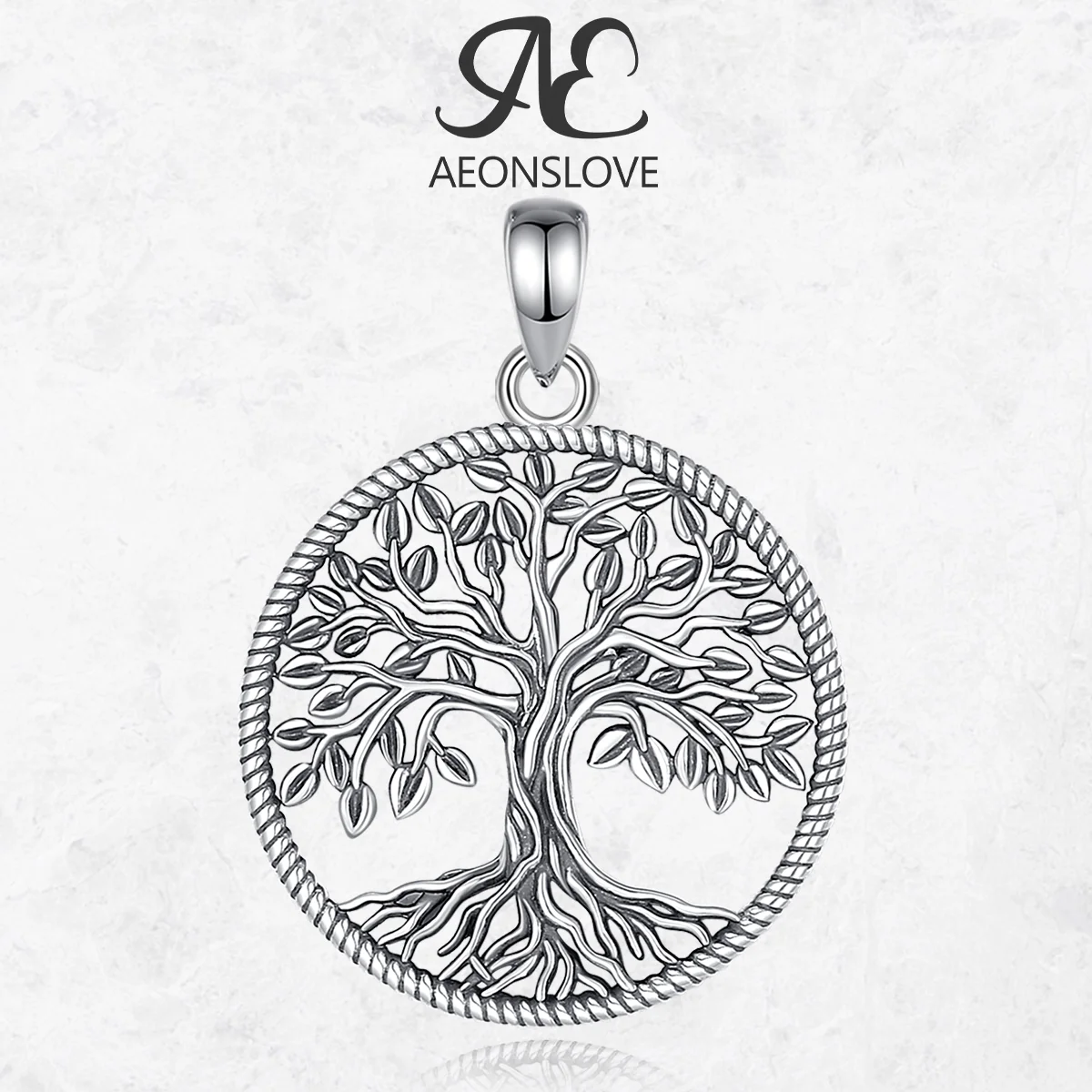 AEONSLOVE 925 Sterling Silver Tree of Life Necklace Vintage Family Tree Pendant Lucky Jewelry Gift for Mom Grandma Daughter
AEONSLOVE 925 Sterling Silver Tree of Life Necklace Vintage Family Tree Pendant Lucky Jewelry Gift for Mom Grandma Daughter