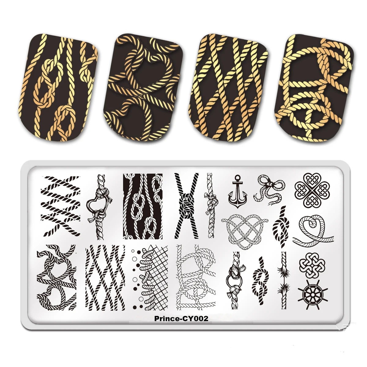1PC Luxury Nail Art Stamping Plate Pattern DIY Rope pattern Grid Stripe Manicure Image Template Charm Nails Stencil Tools
1PC Luxury Nail Art Stamping Plate Pattern DIY Rope pattern Grid Stripe Manicure Image Template Charm Nails Stencil Tools