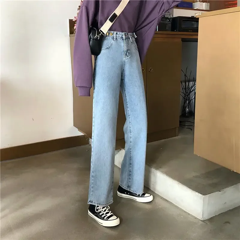 2024 Autumn New All-match Retro Chic Streetwear Vintage Jeans Korean Fashion High Waist BF Oversize Wide Leg Straight Trousers
2024 Autumn New All-match Retro Chic Streetwear Vintage Jeans Korean Fashion High Waist BF Oversize Wide Leg Straight Trousers