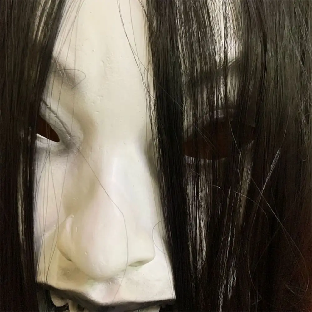 Latex Mask Scary Woman Masks Long Hair Realistic Halloween Decoration Black Lips Black Hair Creepier Headgear Halloween Party
Latex Mask Scary Woman Masks Long Hair Realistic Halloween Decoration Black Lips Black Hair Creepier Headgear Halloween Party