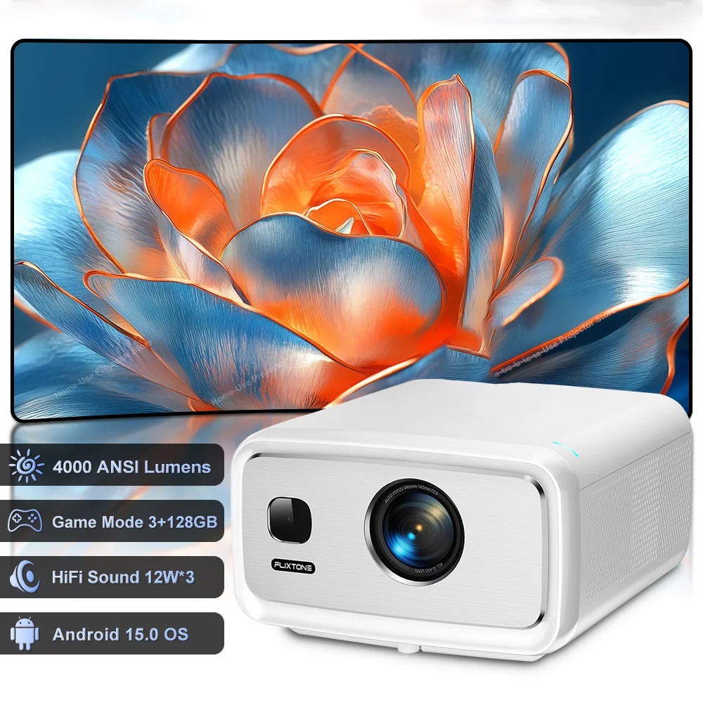 D10S High Brightness 4000 Ansi Auto Focus Full HD Projector 4K Wifi Smart TV Android 15 Home Theater Beamer Outdoor
D10S High Brightness 4000 Ansi Auto Focus Full HD Projector 4K Wifi Smart TV Android 15 Home Theater Beamer Outdoor