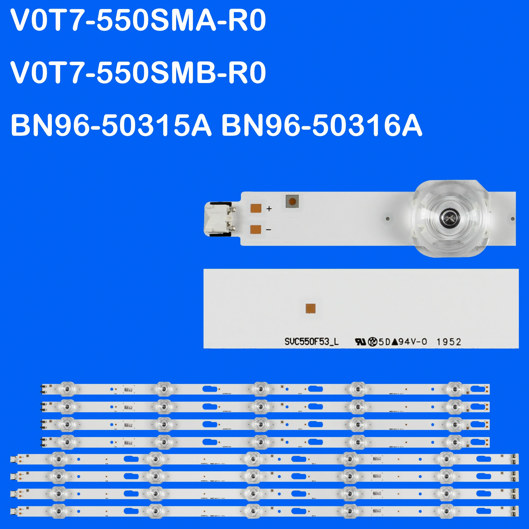 LED backlight Strip For UE55TU7000U UE55TU7002U UE55TU7005K UE55TU7022K UE55TU7025K UE55TU7070U UE55TU7072U UE55TU7090U
LED backlight Strip For UE55TU7000U UE55TU7002U UE55TU7005K UE55TU7022K UE55TU7025K UE55TU7070U UE55TU7072U UE55TU7090U