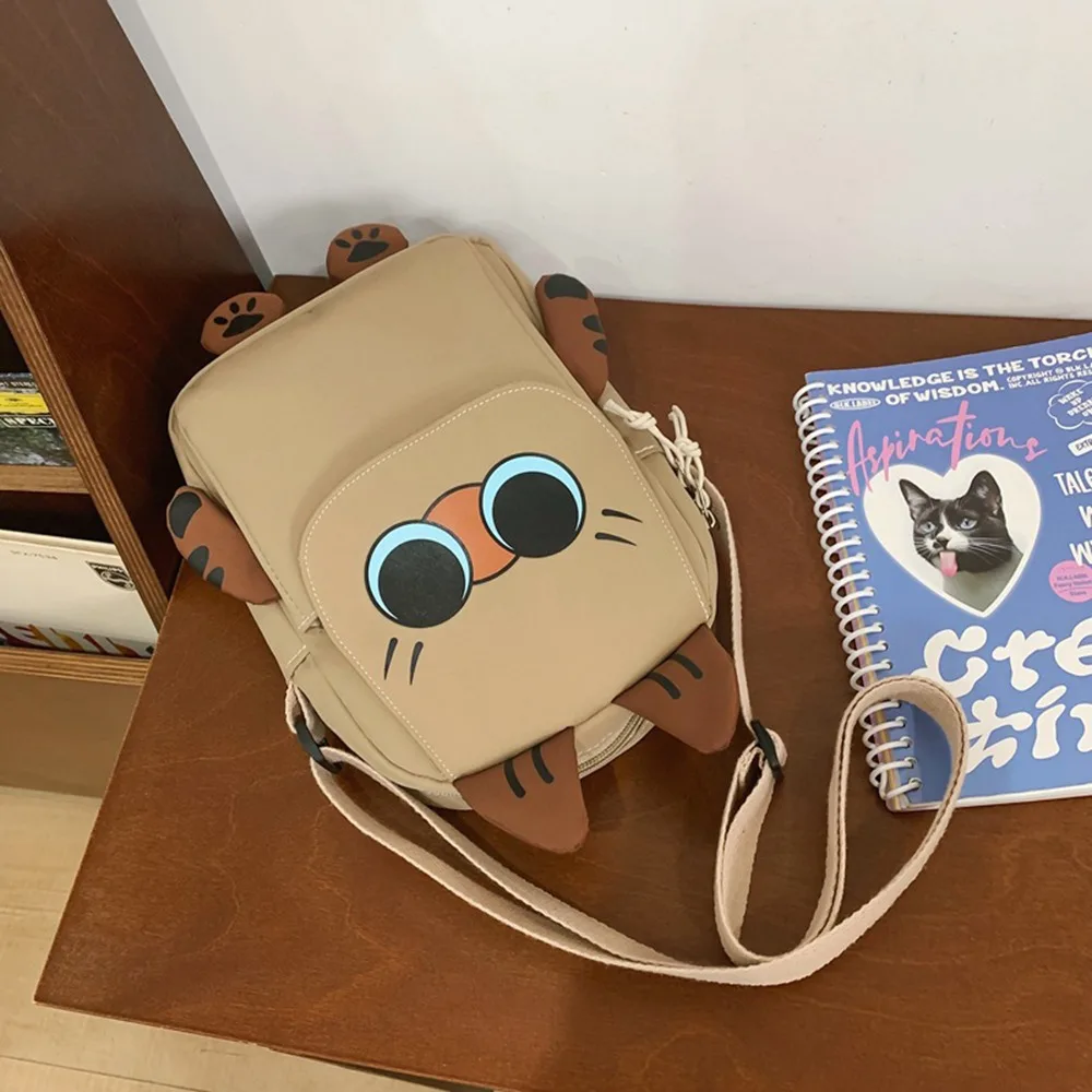 Fashion Nylon Cat Crossbody Bag Japanese Cartoon Students Schoolbag Large Capacity Multipurpose Purse Wallets
Fashion Nylon Cat Crossbody Bag Japanese Cartoon Students Schoolbag Large Capacity Multipurpose Purse Wallets