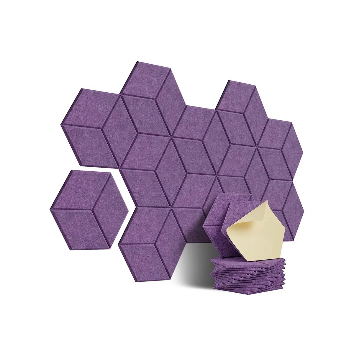 Pop 12Pcs Self-Adhesive Acoustic Panel Hexagon Y-Lined Sound Proof Panel Noise Insulation High Density Fireproof Wall Panels
Pop 12Pcs Self-Adhesive Acoustic Panel Hexagon Y-Lined Sound Proof Panel Noise Insulation High Density Fireproof Wall Panels