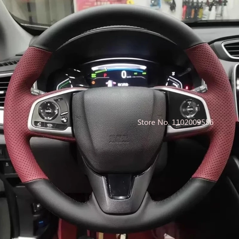 Чехол на руль сшитый вручную, нескользящий, дышащий для Honda CR-V Civic BREEZE CRIDER ENVIX 2016-2024, автомобильные аксессуары
Чехол на руль сшитый вручную, нескользящий, дышащий для Honda CR-V Civic BREEZE CRIDER ENVIX 2016-2024, автомобильные аксессуары