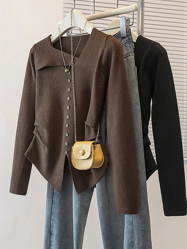 plus Size Women's Long Sleeve V-Neck Top Slimming Hem Design Fashionable Spring New Arrival Knitwear for Ladies
plus Size Women's Long Sleeve V-Neck Top Slimming Hem Design Fashionable Spring New Arrival Knitwear for Ladies