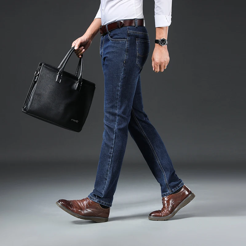 Men's Stretch Jeans Regenerated Cellulose Blend Soft Breathable Denim Pants Business Casual Straight Leg Classic Trousers 2026
Men's Stretch Jeans Regenerated Cellulose Blend Soft Breathable Denim Pants Business Casual Straight Leg Classic Trousers 2026