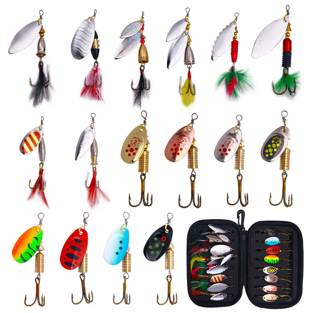 16Pcs Colorful Rotating Composite Spoon Lure Set Portable EVA Outdoor Bag Mini Luya Bait for Minnow Freshwater Fishing
16Pcs Colorful Rotating Composite Spoon Lure Set Portable EVA Outdoor Bag Mini Luya Bait for Minnow Freshwater Fishing