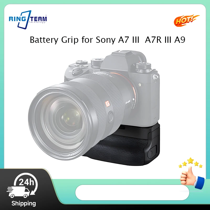 VG-C3EM Camera Battery Grip for Sony A7 III A7R III A9 A7M3 A7R3 A7III A7RIII Works with Dual NP-FZ100 Battery Vertical Grip
VG-C3EM Camera Battery Grip for Sony A7 III A7R III A9 A7M3 A7R3 A7III A7RIII Works with Dual NP-FZ100 Battery Vertical Grip
