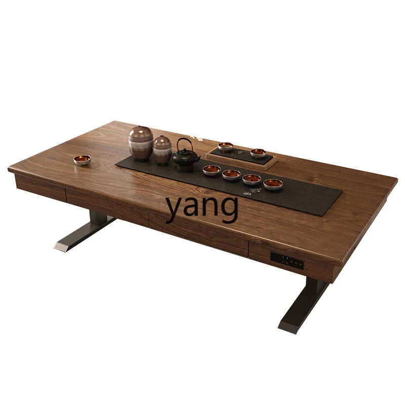 LH solid wood electric liftable dining table dual-purpose living room log tea table
LH solid wood electric liftable dining table dual-purpose living room log tea table