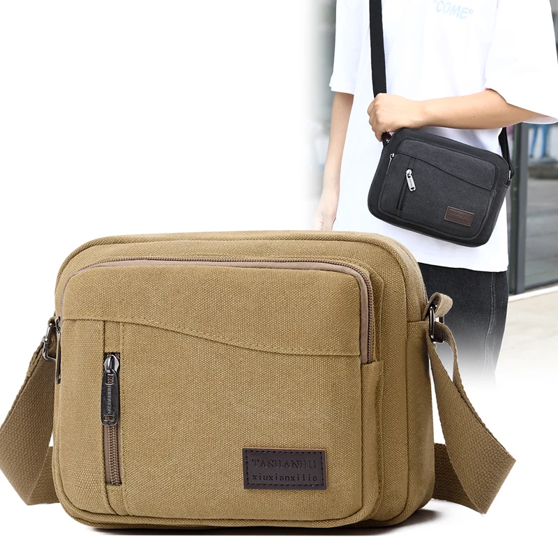 Men Canvas Shoulder Bags Casual Tote Travel Men's Crossbody Bag Luxury Messenger Bags Multi Pocket Bag Men Purses And Handbags
Men Canvas Shoulder Bags Casual Tote Travel Men's Crossbody Bag Luxury Messenger Bags Multi Pocket Bag Men Purses And Handbags