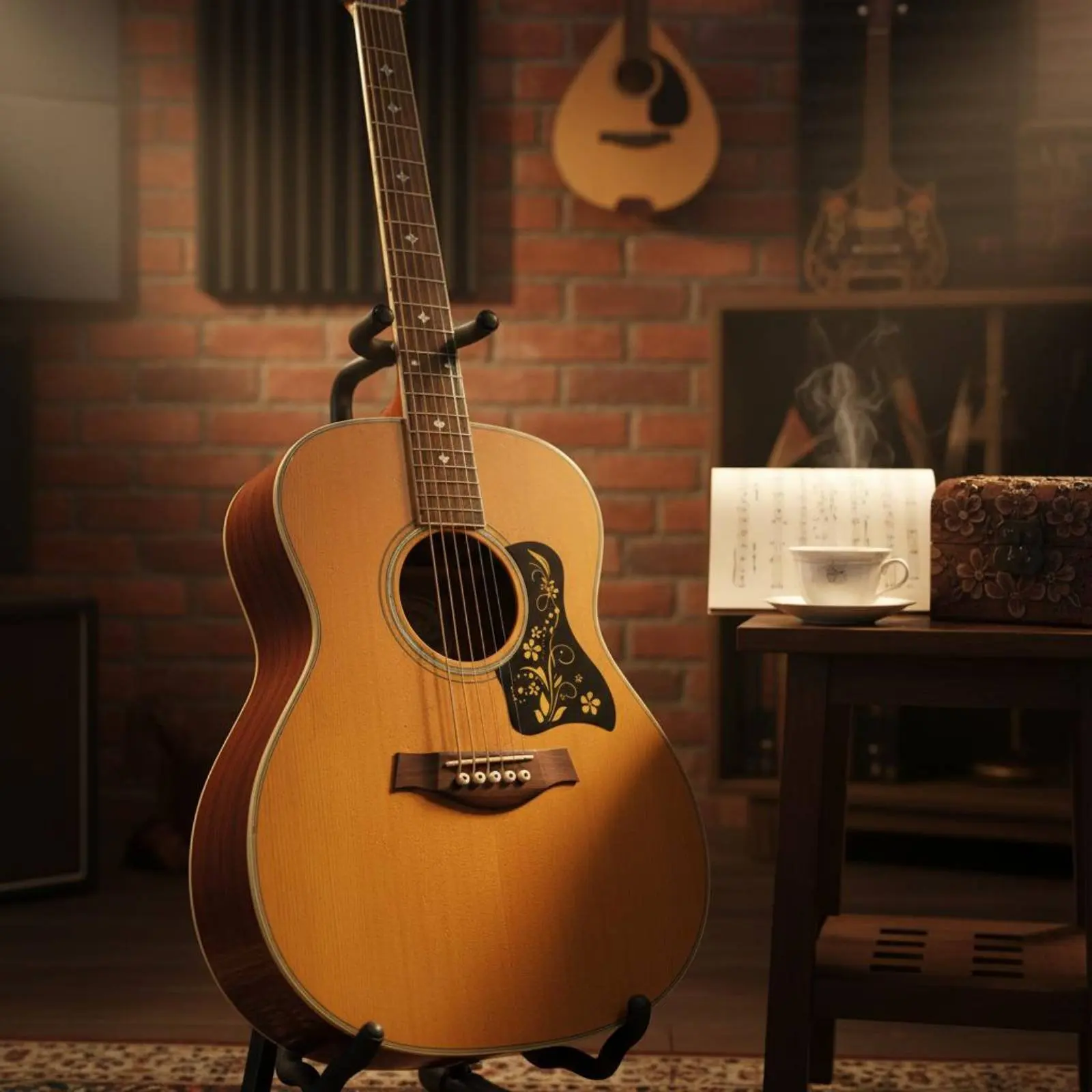 10 Pieces Acoustic Guitar Pickguard Thin and Light Guitar Scratch Plate Self Adhesive Scratch Plate Sheet Floral Pattern
10 Pieces Acoustic Guitar Pickguard Thin and Light Guitar Scratch Plate Self Adhesive Scratch Plate Sheet Floral Pattern