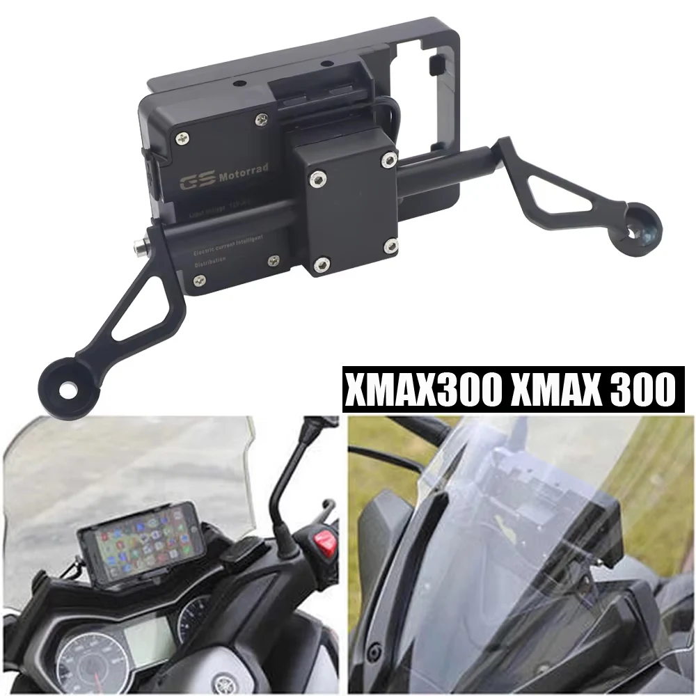 For Yamaha XMAX 300 XMAX300 X MAX 300 Motorcycle Front Phone Stand Holder Smartphone Phone GPS Navigaton Plate Bracket
For Yamaha XMAX 300 XMAX300 X MAX 300 Motorcycle Front Phone Stand Holder Smartphone Phone GPS Navigaton Plate Bracket