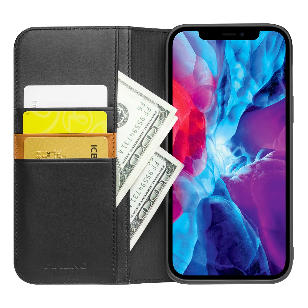 Qialino Genuine Leather Flip Phone Case For Iphone 16 15 14 Plus 13 12 11 Pro Max Cover With Card Slots For Iphone X Xr Cover
Qialino Genuine Leather Flip Phone Case For Iphone 16 15 14 Plus 13 12 11 Pro Max Cover With Card Slots For Iphone X Xr Cover