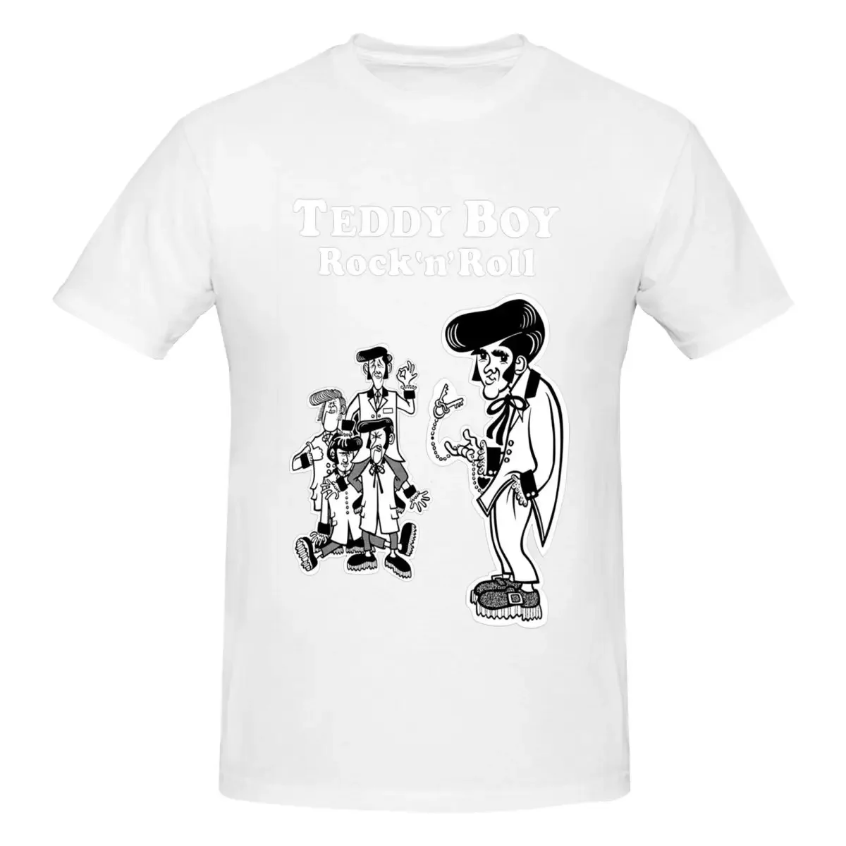 Футболка Teddy Boy из 100% хлопка, мужские классические футболки, мужская футболка с круглым вырезом и коротким рукавом
Футболка Teddy Boy из 100% хлопка, мужские классические футболки, мужская футболка с круглым вырезом и коротким рукавом