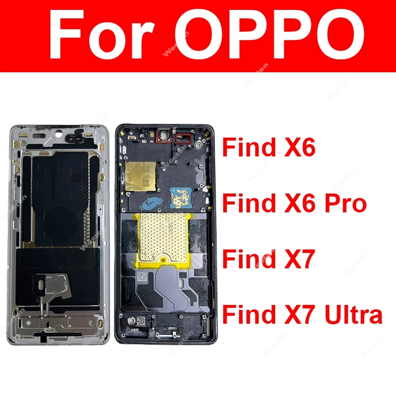 Middle Frame For OPPO Find X6 X7 Pro Ultra Middle Frame Cover Middle Housing with Camera Lens Frame Side Buttons Repair
Middle Frame For OPPO Find X6 X7 Pro Ultra Middle Frame Cover Middle Housing with Camera Lens Frame Side Buttons Repair