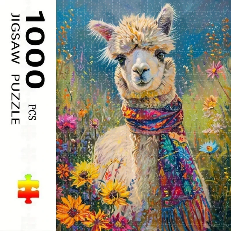 1000 Pcs Alpaca Pattern Puzzle Home Decor Adults Puzzle Games Family Fun Floor Puzzles Educational Toys for Kids
1000 Pcs Alpaca Pattern Puzzle Home Decor Adults Puzzle Games Family Fun Floor Puzzles Educational Toys for Kids