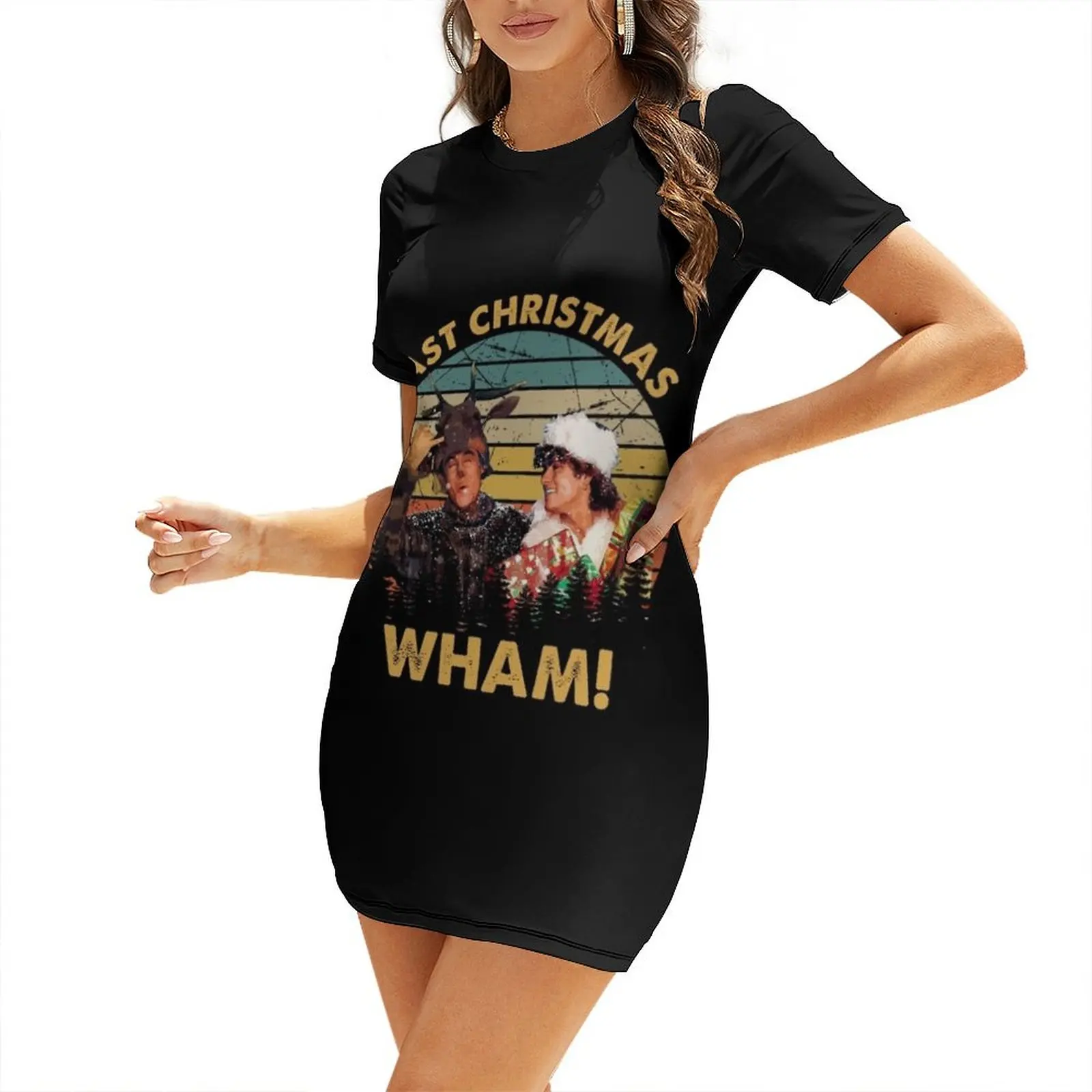 George Last Christmas Vintage Short-Sleeved Dress long dresses for women prom dresses Dress
George Last Christmas Vintage Short-Sleeved Dress long dresses for women prom dresses Dress