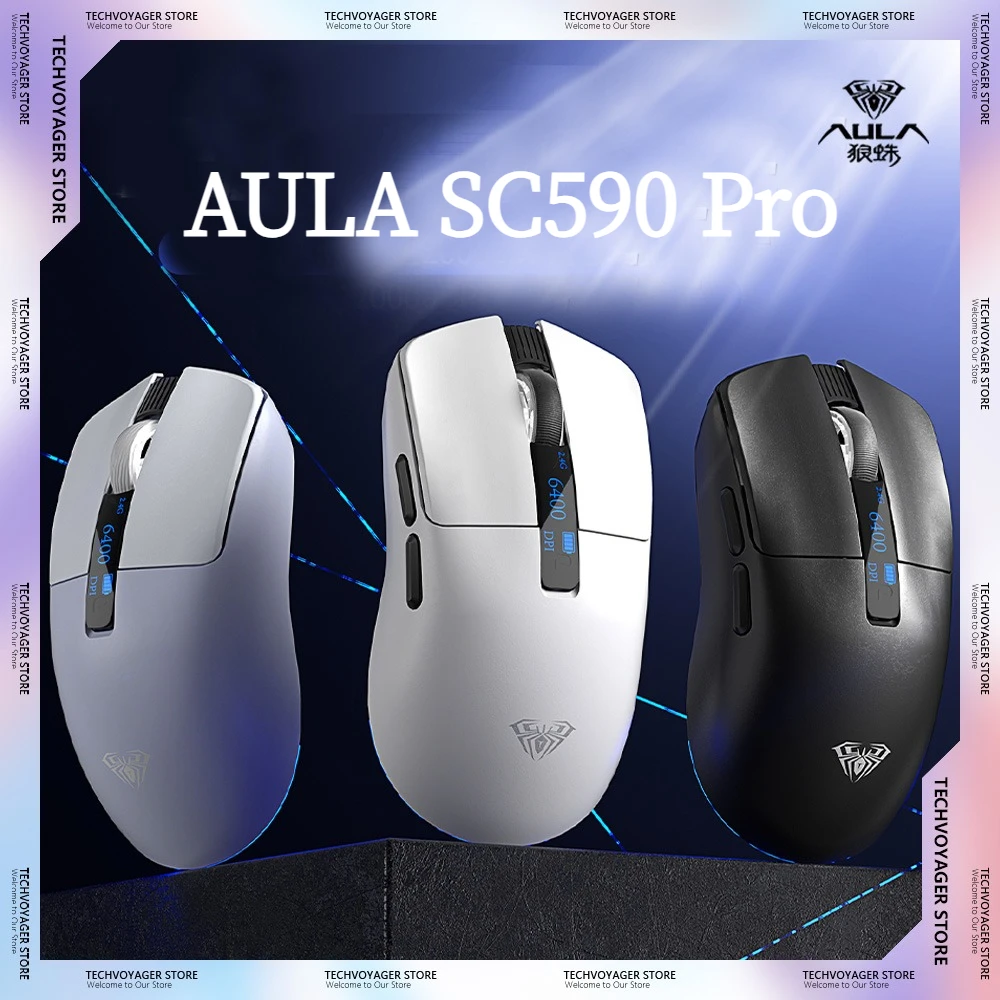 Игровая мышь AULA SC590Pro PAW3311 20000 точек на дюйм, легкий умный экран, беспроводная трехрежимная мышь, ПК, офисные аксессуары для киберспорта, подарок
Игровая мышь AULA SC590Pro PAW3311 20000 точек на дюйм, легкий умный экран, беспроводная трехрежимная мышь, ПК, офисные аксессуары для киберспорта, подарок