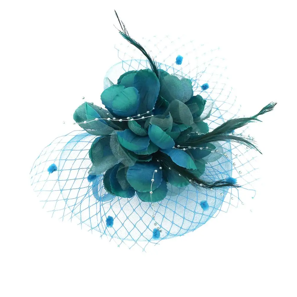 Phenovo Lady Flower Hat Hair Band Cocktail Party Headpiece Elegant Style for wedding Party Cocktail Party Banquet Occasion
Phenovo Lady Flower Hat Hair Band Cocktail Party Headpiece Elegant Style for wedding Party Cocktail Party Banquet Occasion