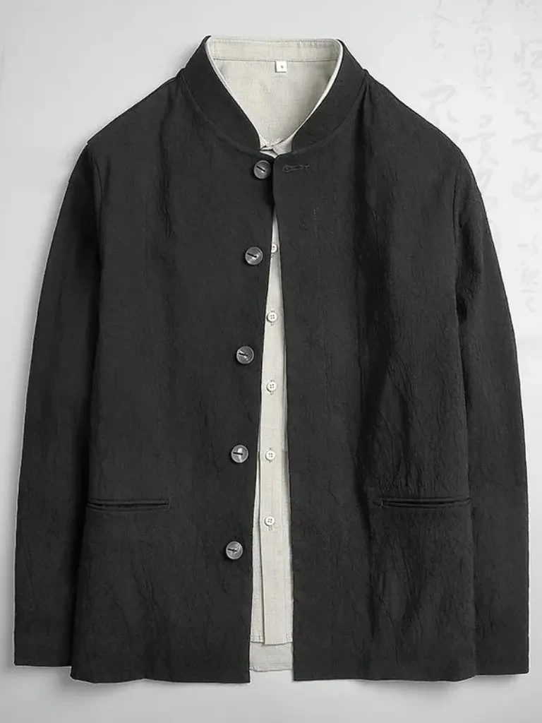 Casual Manin Collar Jaet 2025 Autumn New Sle Men's Faionable Versatile Single-Breasted Outerwear Busin Gentleman
Casual Manin Collar Jaet 2025 Autumn New Sle Men's Faionable Versatile Single-Breasted Outerwear Busin Gentleman