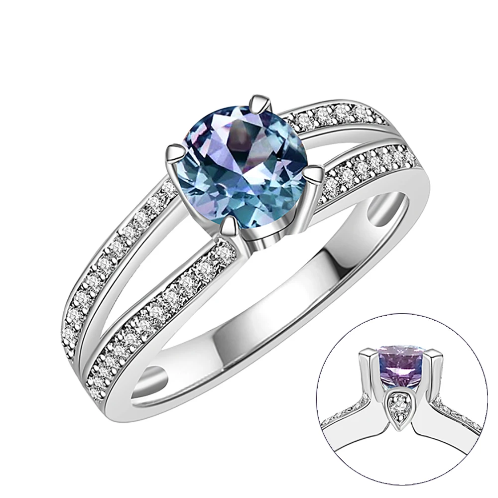 CLYSSIA 925 Sterling Silver Color Change Alexandrite Luxury Wedding Engagement Double Ring Band Women Jewelry for Women
CLYSSIA 925 Sterling Silver Color Change Alexandrite Luxury Wedding Engagement Double Ring Band Women Jewelry for Women