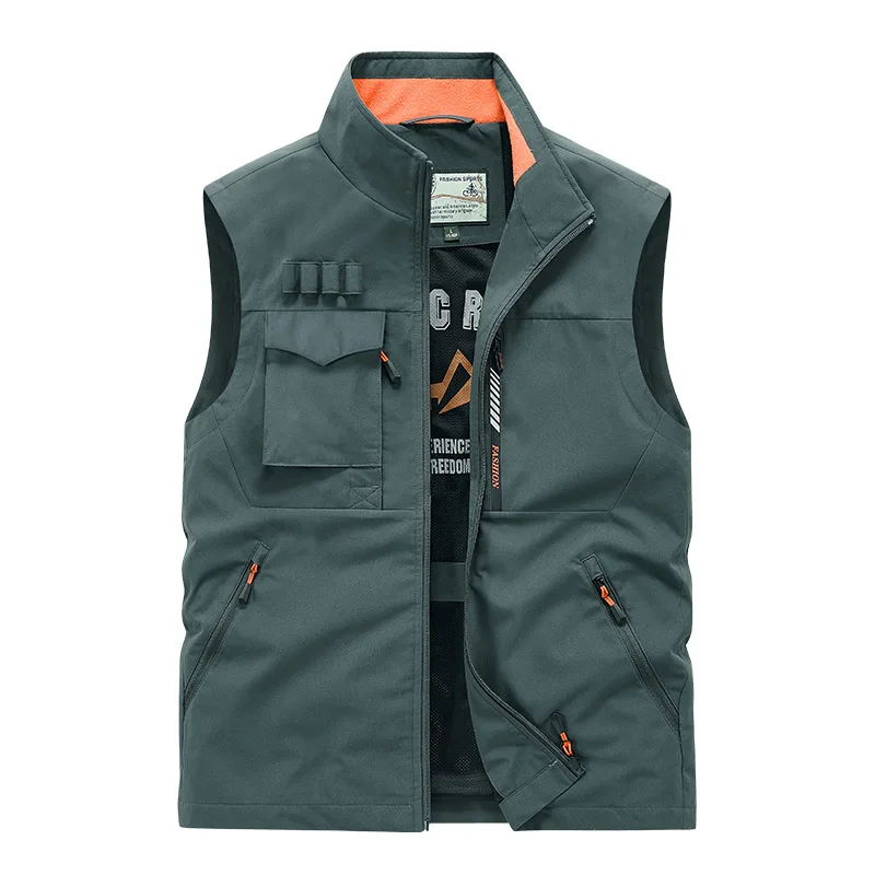 Multi Pocket Summer New Men's Tactical American Hiking Fishing Vest Men's Photographer Mesh Workwear Sleeveless Jacket Tool Vest
Multi Pocket Summer New Men's Tactical American Hiking Fishing Vest Men's Photographer Mesh Workwear Sleeveless Jacket Tool Vest