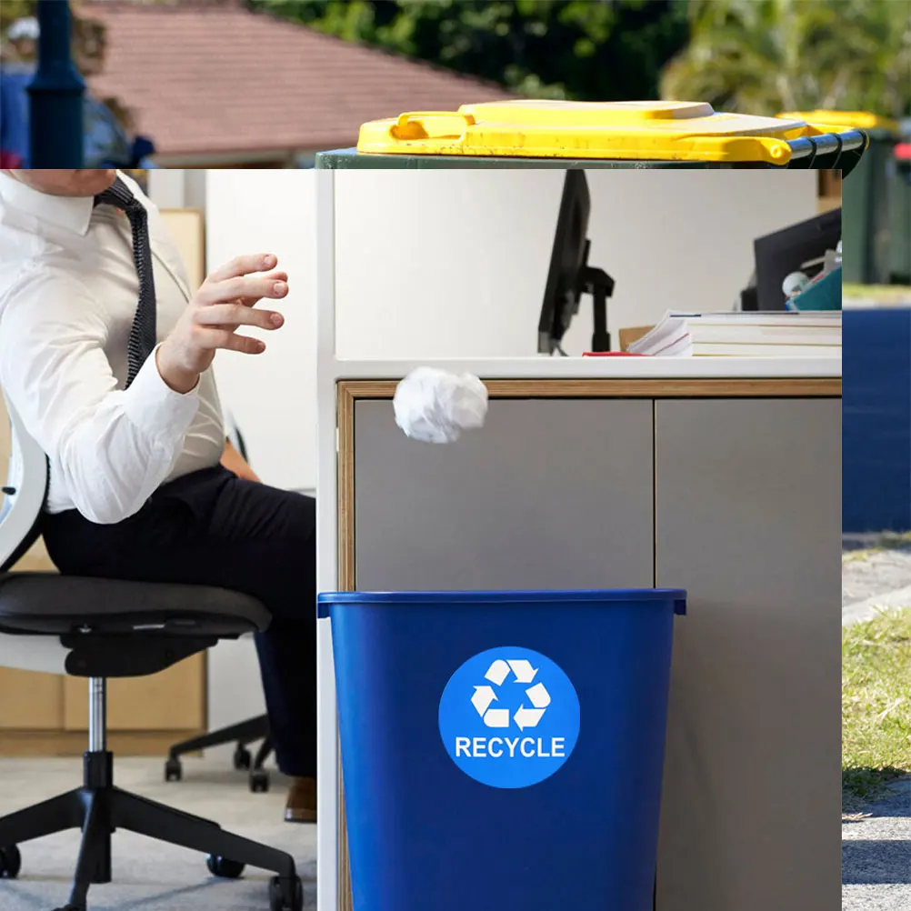 8 Pcs Trash Can Stickers Garbage Bins Recycle and Outdoor Decals for Applique Cans
8 Pcs Trash Can Stickers Garbage Bins Recycle and Outdoor Decals for Applique Cans