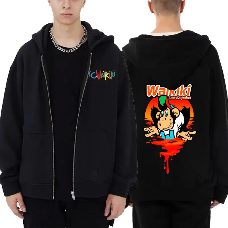 Funny Lc Waikiki Monkey Zip Up Hoodie Men's Casual Oversized Zipper Jacket Male Fashion Oversized Streetwear Unisex Vintage Coat
Funny Lc Waikiki Monkey Zip Up Hoodie Men's Casual Oversized Zipper Jacket Male Fashion Oversized Streetwear Unisex Vintage Coat