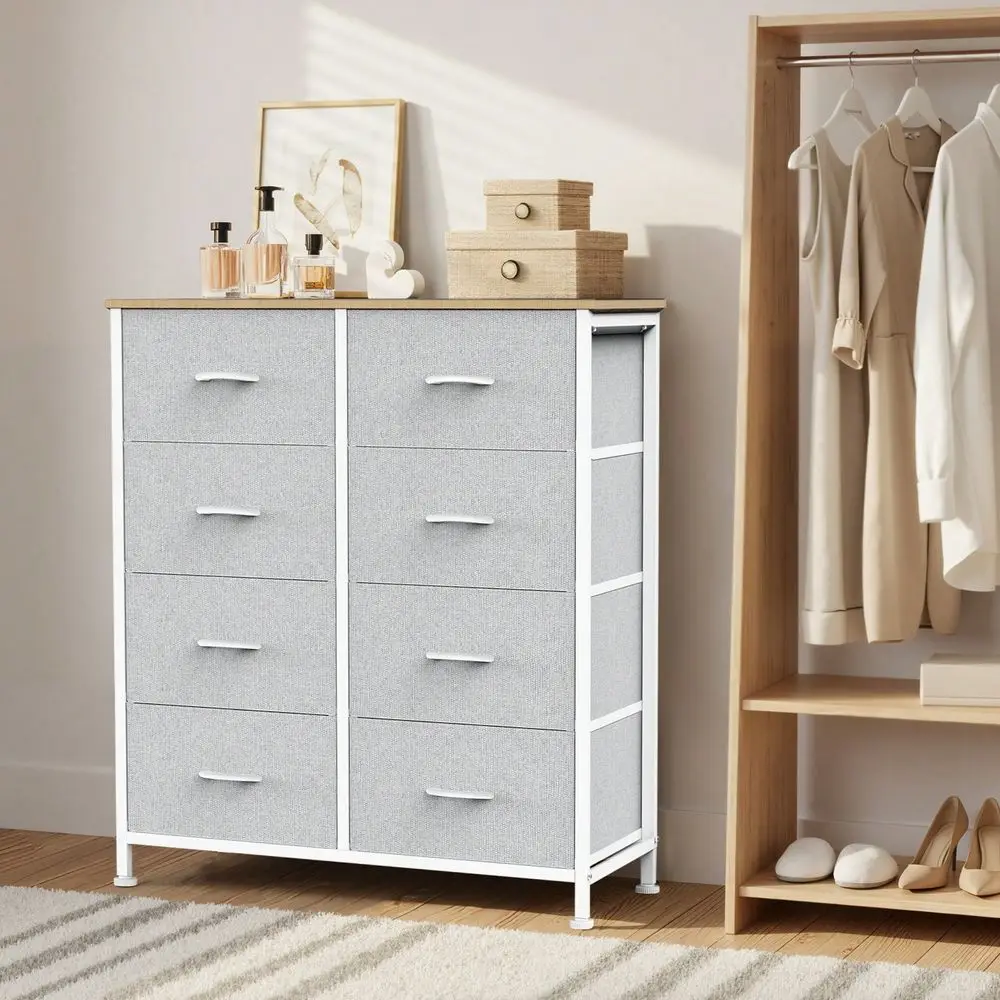 Dresser For Bedroom, Dressers Chests Of Drawers Dresser Organizer, Wood Top Table Furniture With 8 Fabric Storage Tower Unit, C
Dresser For Bedroom, Dressers Chests Of Drawers Dresser Organizer, Wood Top Table Furniture With 8 Fabric Storage Tower Unit, C