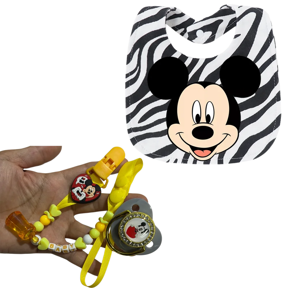 Baby feeding pacifier Male/Female silicone pacifier Cartoon printed newborn bib Newborn bead chain clip Cartoon pattern set
Baby feeding pacifier Male/Female silicone pacifier Cartoon printed newborn bib Newborn bead chain clip Cartoon pattern set