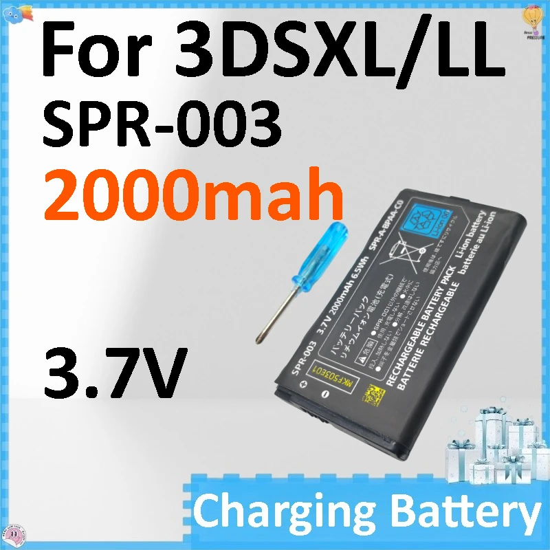 5Pcs Built-in Battery SPR-003 for 3DSXL/LL Console 3.7V 2000mAh 6.5Wh with Screwdriver
5Pcs Built-in Battery SPR-003 for 3DSXL/LL Console 3.7V 2000mAh 6.5Wh with Screwdriver