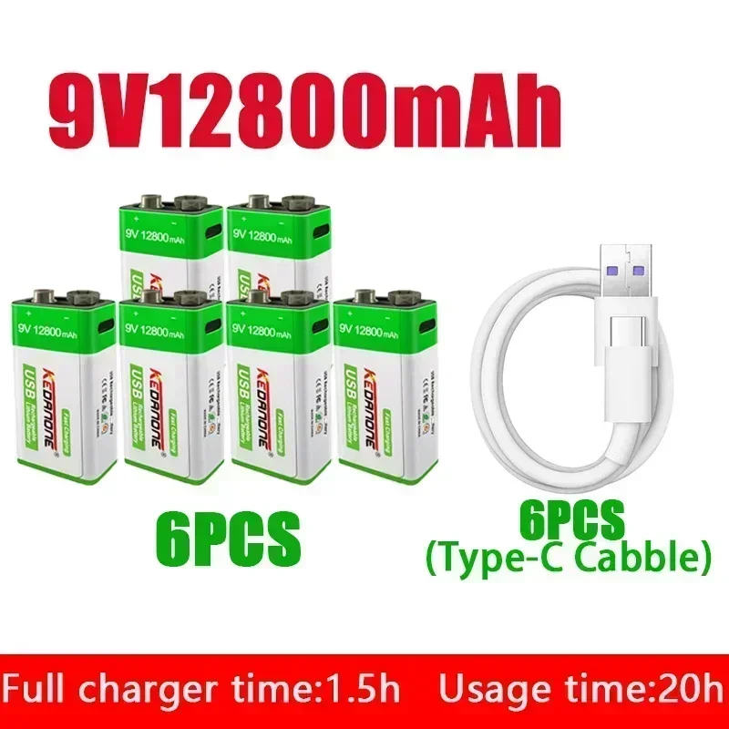 НОВЫЙ литий-ионный аккумулятор 9 В, 12800 мАч, аккумуляторы Micro USB, литиевые батареи 9 В для мультиметра, микрофона, игрушки, пульта дистанционного управления
НОВЫЙ литий-ионный аккумулятор 9 В, 12800 мАч, аккумуляторы Micro USB, литиевые батареи 9 В для мультиметра, микрофона, игрушки, пульта дистанционного управления