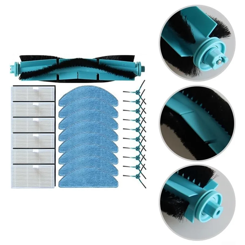 TFTP-For Medion X41 SW Robot Vacuum Cleaner Replacement Parts Main Side Brush Hepa Filter Mop Cloth
TFTP-For Medion X41 SW Robot Vacuum Cleaner Replacement Parts Main Side Brush Hepa Filter Mop Cloth