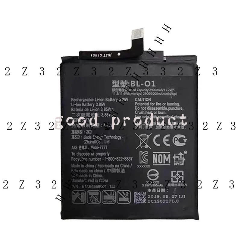 cp BL-O1 Replacement Battery for LG K20 2019 K8+ LM-X120EMW LM-X120 2900mAh + s
cp BL-O1 Replacement Battery for LG K20 2019 K8+ LM-X120EMW LM-X120 2900mAh + s