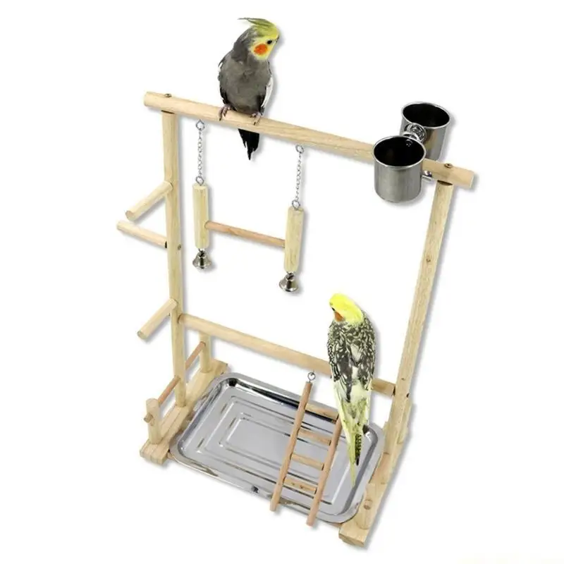 QX2E Bird Training Climbing Swing Gym Toy with Cups for Parakeets Cockatiel
QX2E Bird Training Climbing Swing Gym Toy with Cups for Parakeets Cockatiel