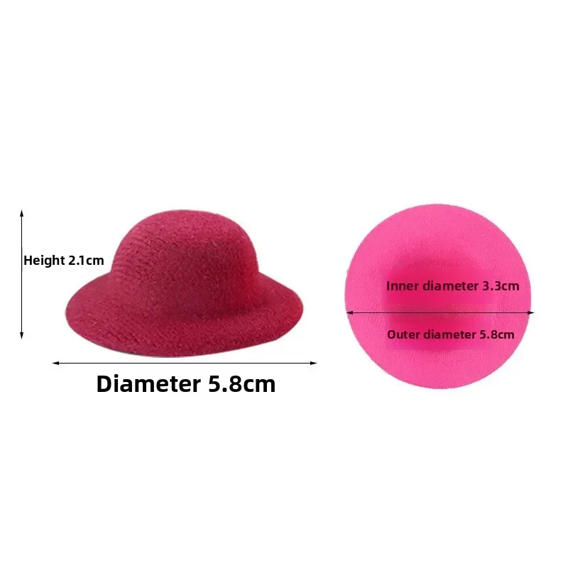 12Pcs Mini Felt Hat DIY Craft Kit, Party Costume Accessories for Holiday Wedding Home Decor 12Pcs Mini Felt Hat DIY Craft Kit, Party Costume Accessories for Holiday Wedding Home Decor