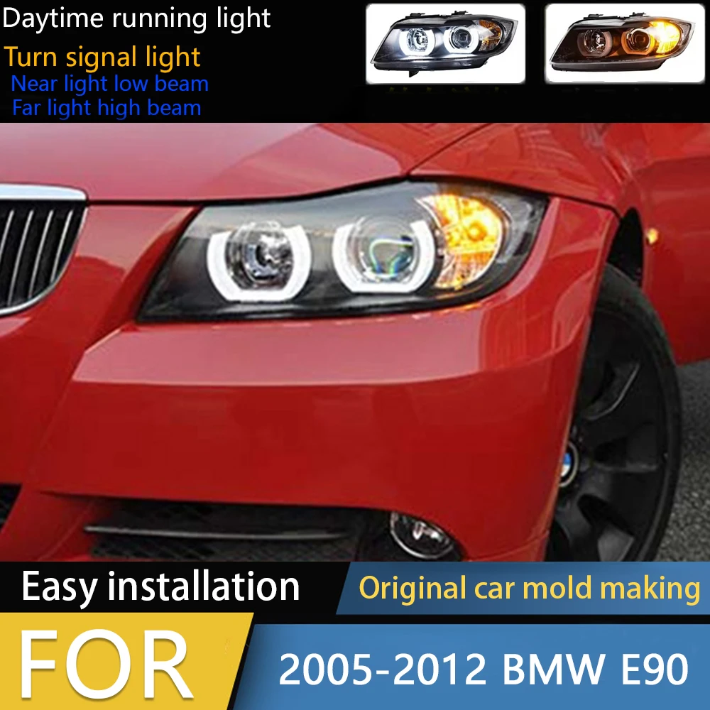 Car Styling for BMW E90 Headlights 2005-2012 320i 318i 323i 325i Headlight DRL Head Lamp Angel Eye Bi Xenon Beam Accessories
Car Styling for BMW E90 Headlights 2005-2012 320i 318i 323i 325i Headlight DRL Head Lamp Angel Eye Bi Xenon Beam Accessories