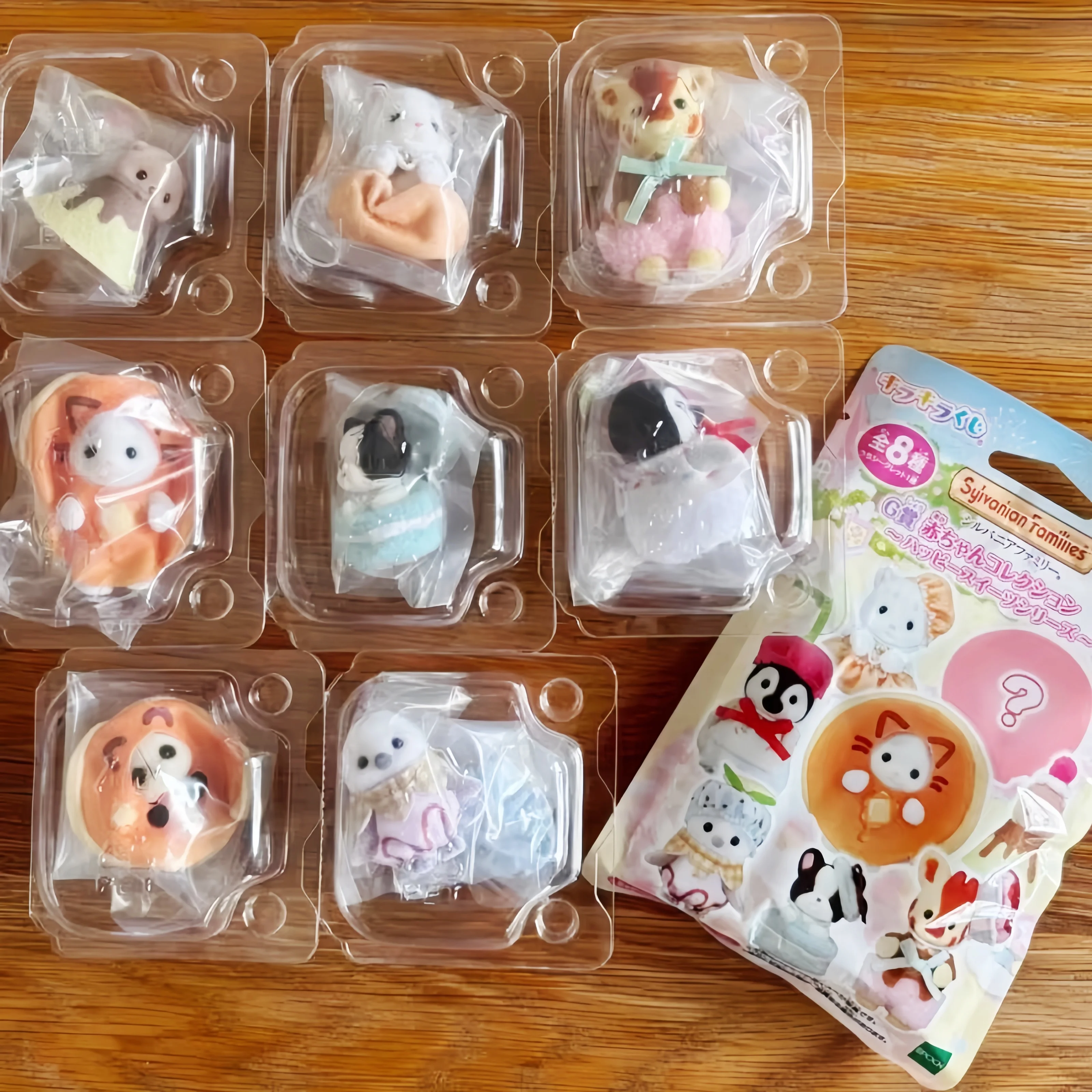 Новинка 2025 года, настоящая награда Sylvanian Families, слепая сумка, кукла, фигурка пончика, лесной мир, кавайная декоративная модель, подвеска, игрушки, подарок
Новинка 2025 года, настоящая награда Sylvanian Families, слепая сумка, кукла, фигурка пончика, лесной мир, кавайная декоративная модель, подвеска, игрушки, подарок
