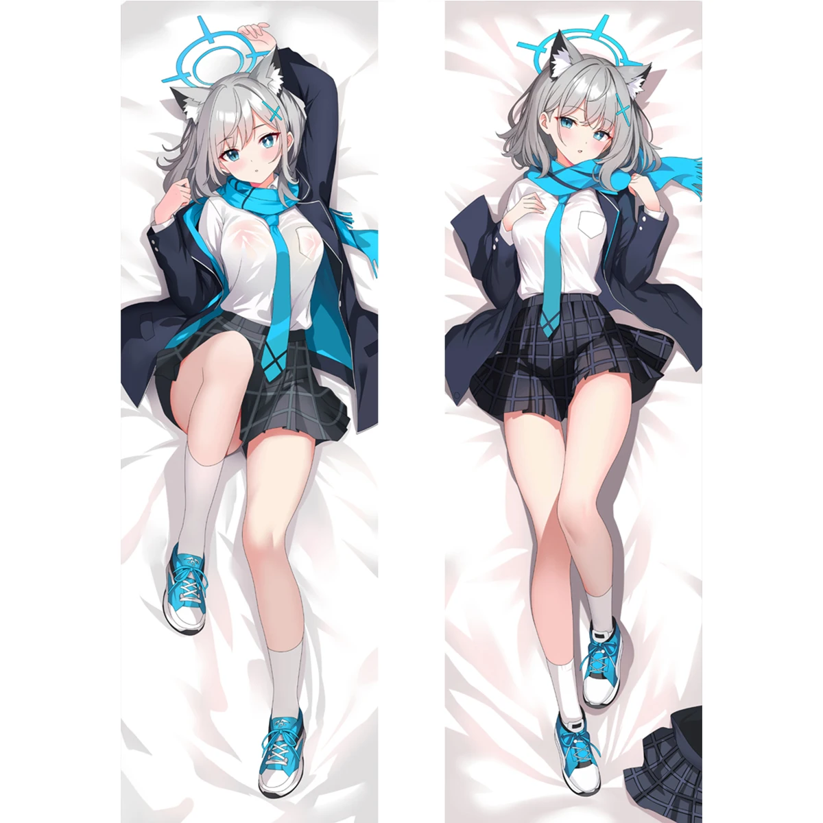 Sunaookami Shiroko Dakimakura чехол аниме серые волосы волчьи уши девушка Waifu для взрослых отаку длительный размер в натуральную величину обнимающая наволочка для тела
Sunaookami Shiroko Dakimakura чехол аниме серые волосы волчьи уши девушка Waifu для взрослых отаку длительный размер в натуральную величину обнимающая наволочка для тела