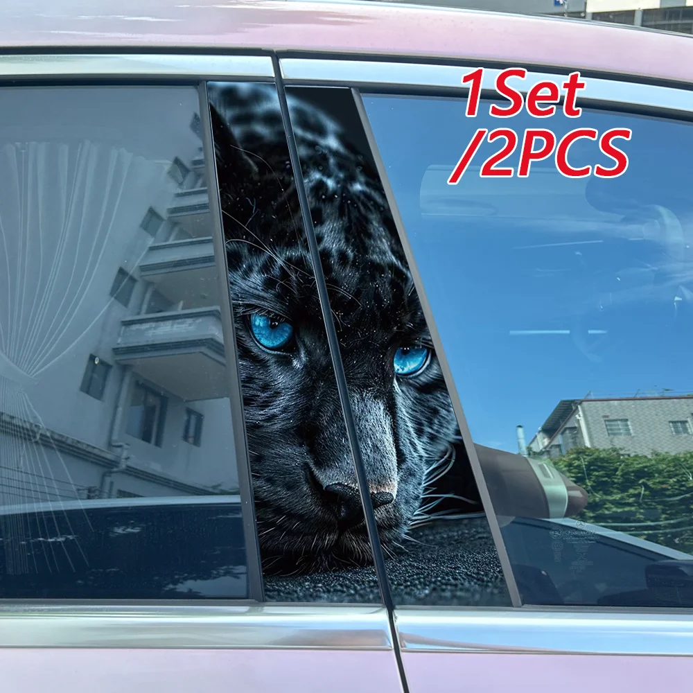 2PCS Blue eyes Leopard Auto Car Window Center Pillar Sticker Trim B-pillar Cover Decals
2PCS Blue eyes Leopard Auto Car Window Center Pillar Sticker Trim B-pillar Cover Decals