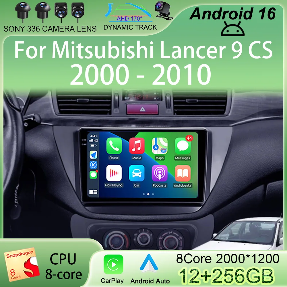 Carplay Car Radio Android 16 For Mitsubishi Lancer 9 CS 2000-2010 Multimedia Video Player Navigation Stereo 2Din 2 Din Head Unit
Carplay Car Radio Android 16 For Mitsubishi Lancer 9 CS 2000-2010 Multimedia Video Player Navigation Stereo 2Din 2 Din Head Unit