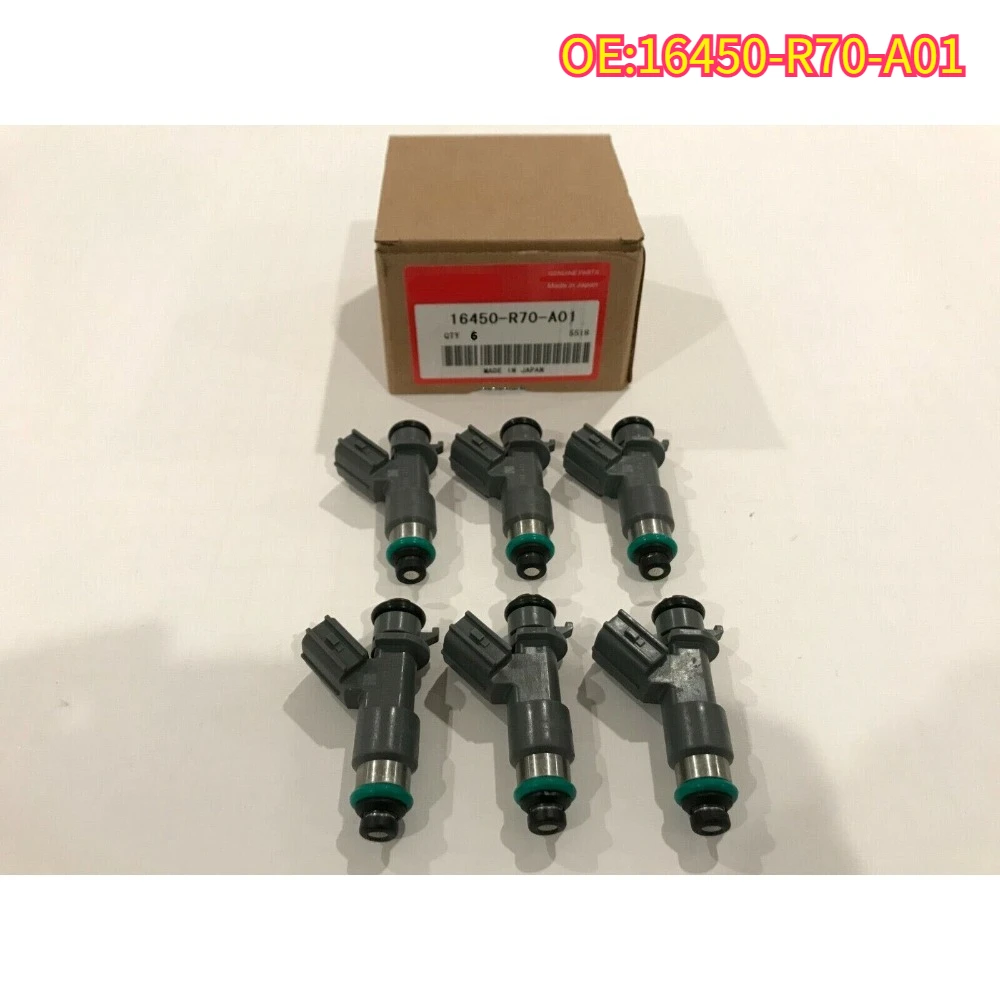 High quality New For 6PCS 16450-R70-A01 Fuel Injector Nozzle FOR HONDA ACCORD ACURA MDX TL TSX 3.5L 3.7L 2008-2016
High quality New For 6PCS 16450-R70-A01 Fuel Injector Nozzle FOR HONDA ACCORD ACURA MDX TL TSX 3.5L 3.7L 2008-2016