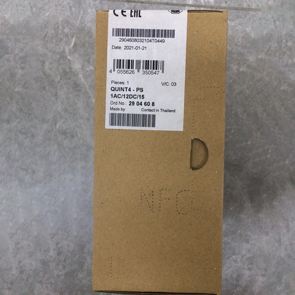 New QUINT POWER 12VDC/15A Switching Power Supply QUINT4-PS/1AC/12DC/15 2904608 For Phoenix
New QUINT POWER 12VDC/15A Switching Power Supply QUINT4-PS/1AC/12DC/15 2904608 For Phoenix