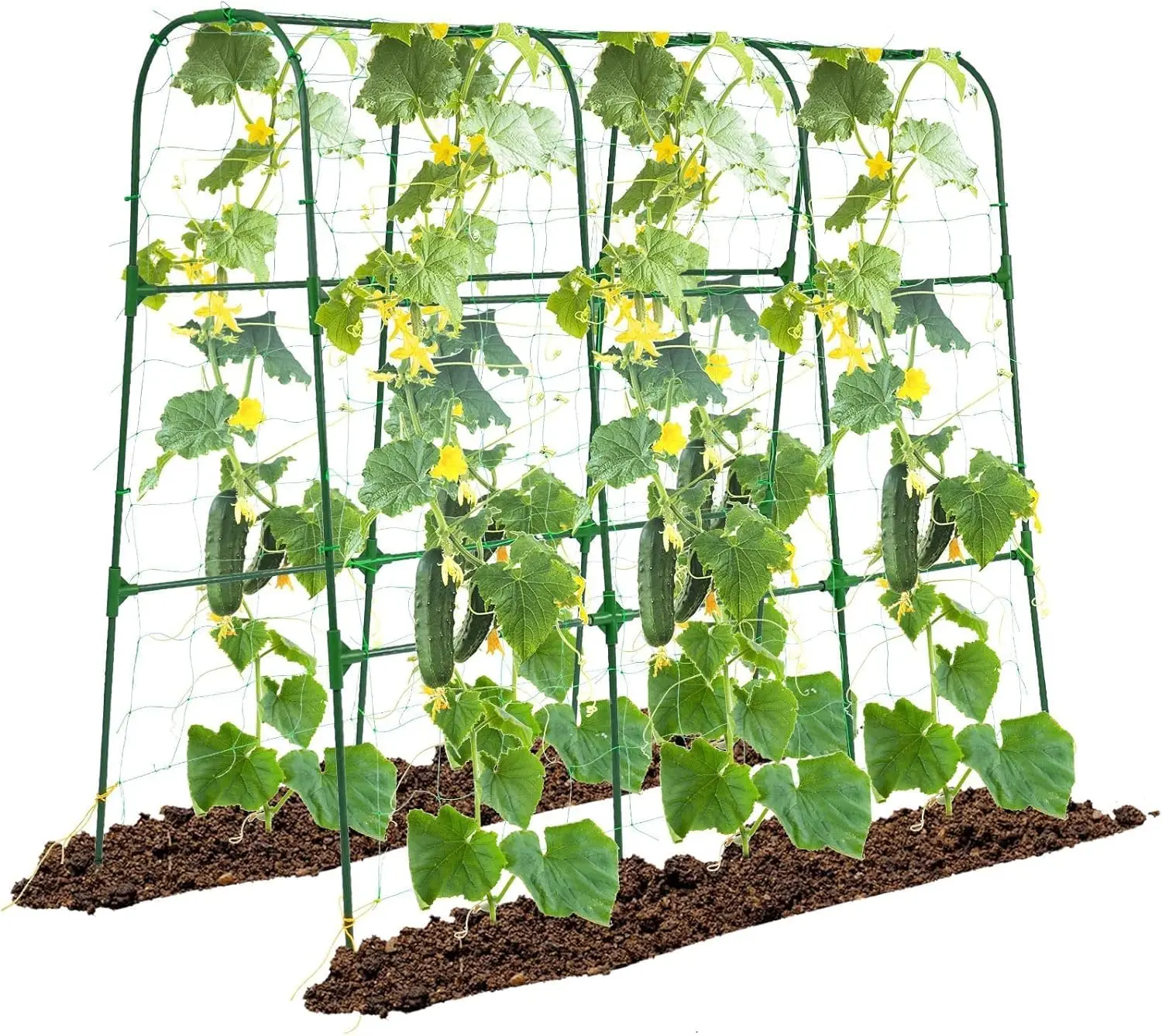 Garden Trellis for Climbing Plants Outdoor, Cucumber Trellis for Raised Bed Garden, Arch Trellis Support for Cucumbers T
Garden Trellis for Climbing Plants Outdoor, Cucumber Trellis for Raised Bed Garden, Arch Trellis Support for Cucumbers T