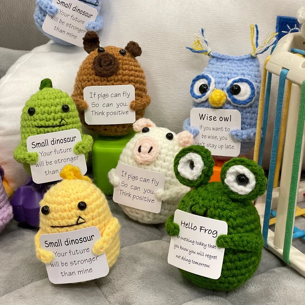 New Knitted Positive Turtle Doll Handmade Emotional Support Positive Crochet Sea Turtles Gifts for Christmas New Year Birthday
New Knitted Positive Turtle Doll Handmade Emotional Support Positive Crochet Sea Turtles Gifts for Christmas New Year Birthday