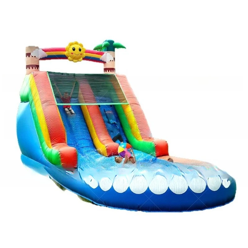 Water slide combination, slide trampoline children's amusement park, outdoor bouncy castle
Water slide combination, slide trampoline children's amusement park, outdoor bouncy castle