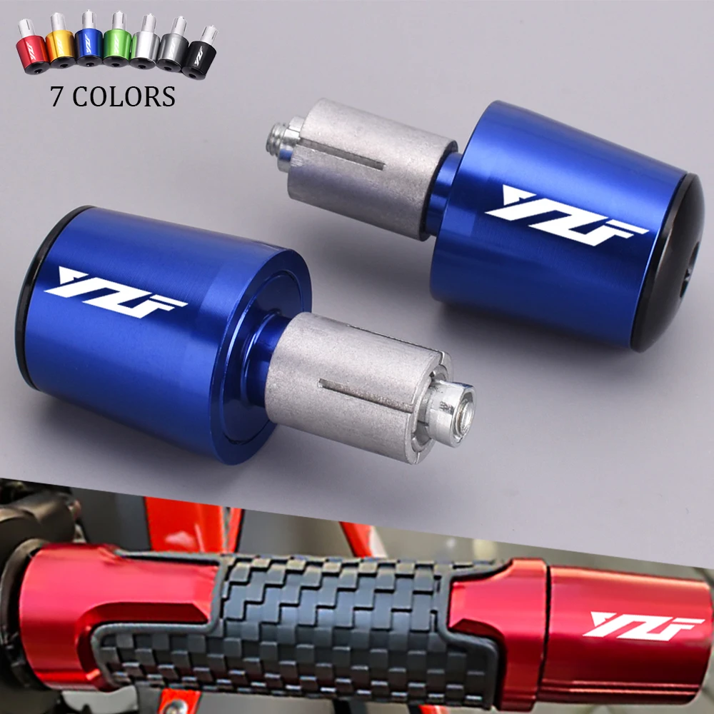 For Yamaha YZF R3 R25 R6 R1 R125 R250 R6s Motorcycle Universal Handlebar Grips Ends Counterweight Handle Bar Slider End Cap Plug